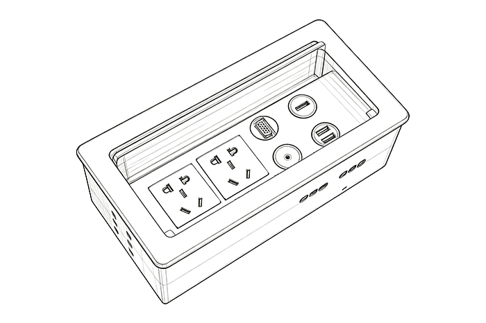 桌面插座 TC202H-DS